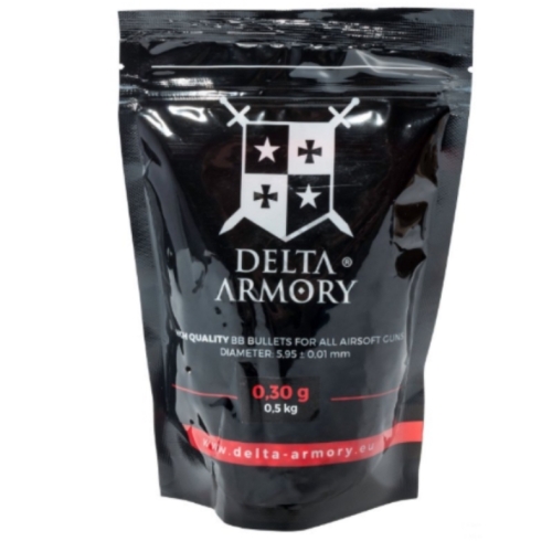 BILLES BLANCHE Airsoft  Delta Armory 0,30g 0,5kg