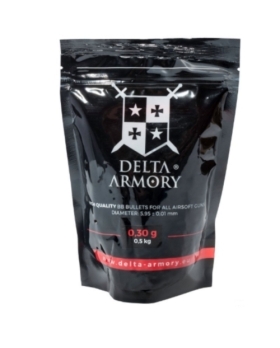 BILLES BLANCHE Airsoft  Delta Armory 0,30g 0,5kg