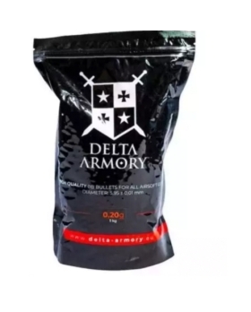 Sachet 5000 Billes 0.20g Delta Armory - Blanches