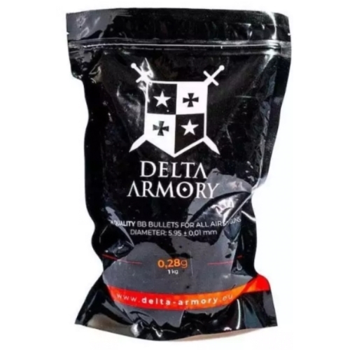 Sachet 3571 Billes 0.28g Delta Armory - Blanches