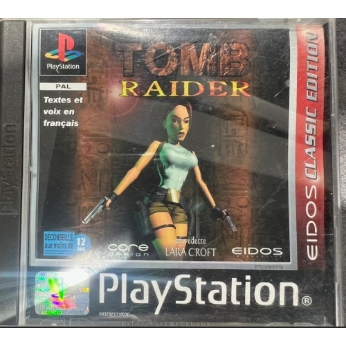 TOMB RADIER EIDOS CLASSIC EDITION PS1 AVEC NOTICE  