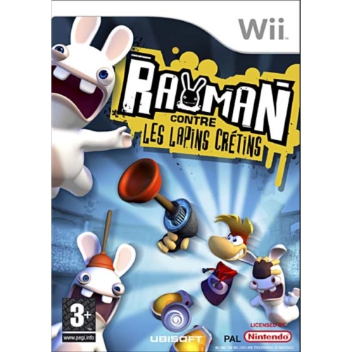 Rayman contre les Lapins Crétins WII SANS NOTICE 
