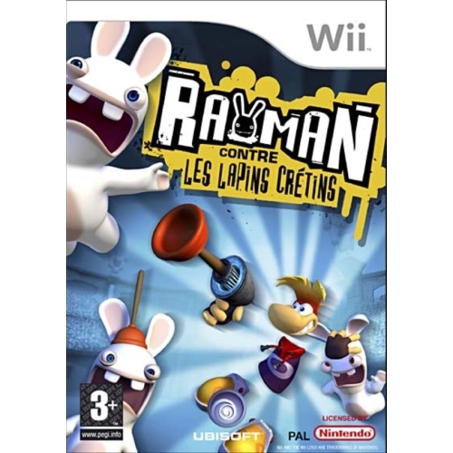 Rayman contre les Lapins Crétins WII SANS NOTICE 