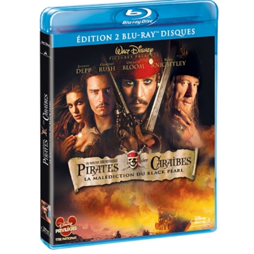 Pirates des Caraïbes - La malédiction du Black Pearl [Édition 2 Blu-Ray]
