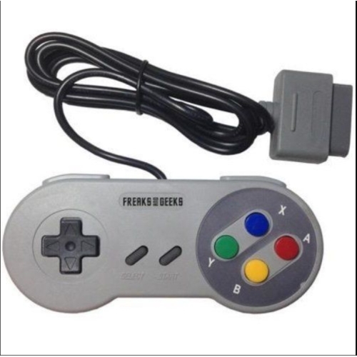 MANETTE FILAIRE FREAKS AND GEEKS POUR SUPER NES 
