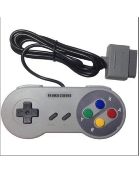 MANETTE FILAIRE FREAKS AND GEEKS POUR SUPER NES 