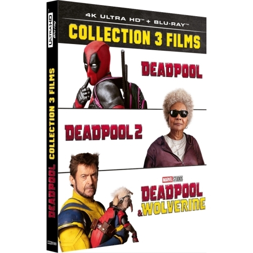 COFFRET DEADPOOL - COLLECTION 3 FILMS - 3 UHD 4K + 3 BD