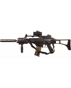 PACK COMPLET Fusil H&K G36C DLV AEG Umarex - Noir / 0.5J-BATTERIE INCLUSE