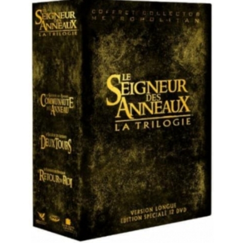 Coffret Trilogie Le Seigneur des Anneaux - Intégrale Versions longues - 12 DVD - Edition spéciale li