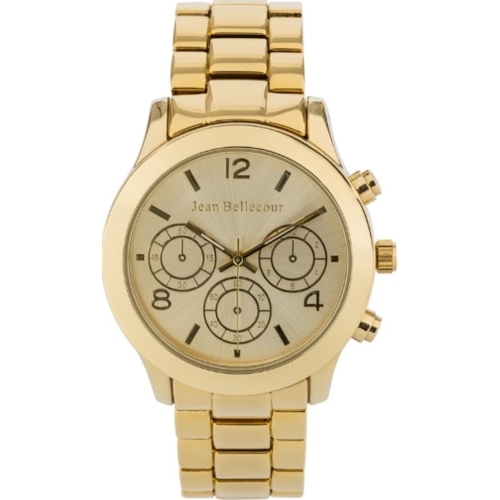 MONTRE ACIER DOREE FEMME JEAN BELLECOUR