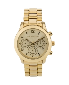 MONTRE ACIER DOREE FEMME JEAN BELLECOUR