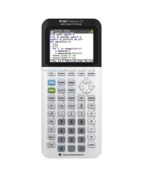 TEXAS INSTRUMENTS TI-83 Premium CE Edition Python Avec Mode Examen 