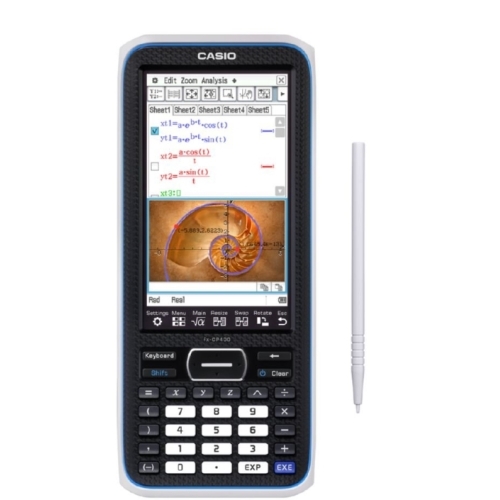 Casio Calculatrice Graphique FX-CP400+E Classpad II A Pile Avec Mode Examen