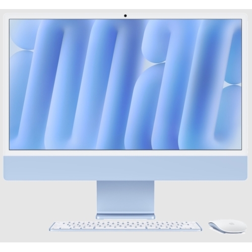 APPLE IMAC 24' A2873 BLEU CPU:PUCE M3 RAM:8GO DD:256GOSSD  ECRAN:RETINA 4,5K TOUCH ID