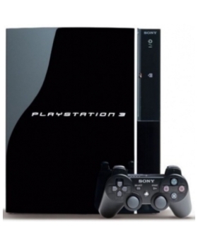 PS3 FAT 80GO COMPLETE MANETTE OFFICIELLE GRISE