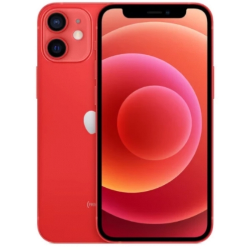 IPHONE 12 MINI 128GO 5G ROUGE BATTERIE:100% + COQUE ET VERRE TREMPE OFFERT