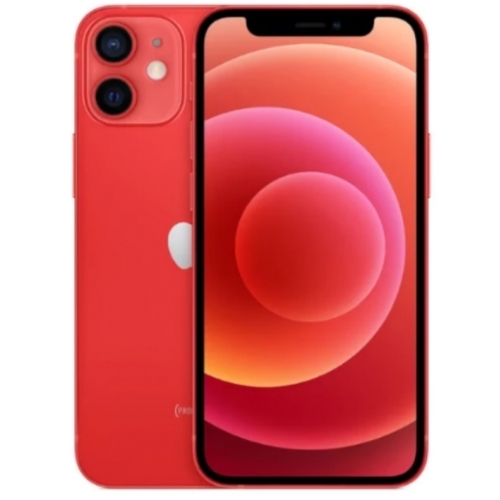 IPHONE 12 MINI 128GO 5G ROUGE BATTERIE:100% + COQUE ET VERRE TREMPE OFFERT