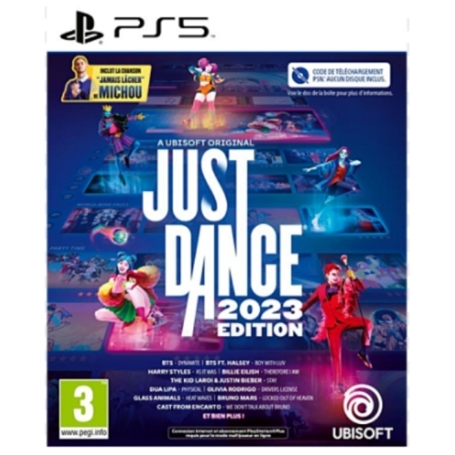 JUST DANCE 2023 PAS DE DISQUE CODE INCLUT EDITION PS5 NEUF 