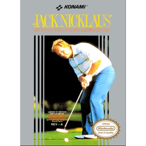 JACK NICKLAUS GOLF NES EN BOITE 4 EN BOITE AVEC NOTICE 