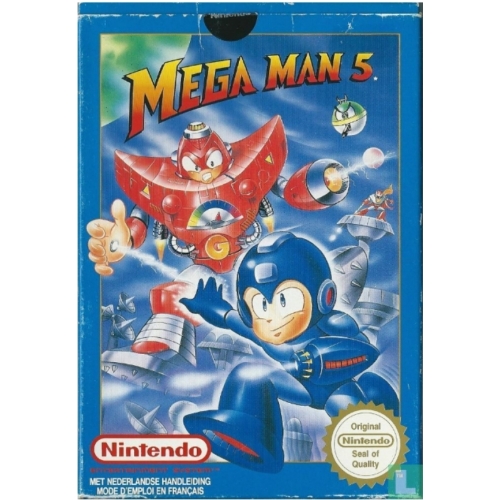 MEGA MAN 5 NES EN BOITE AVEC NOTICE 