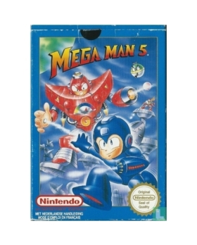 MEGA MAN 5 NES EN BOITE AVEC NOTICE 