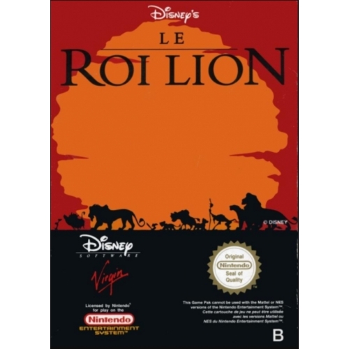 LE ROI LION NES EN BOITE AVEC NOTICE 