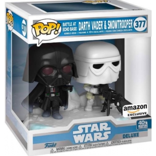 STAR WARS BATTLE AT ECHO BASE:DARK VADOR&SNOWTROOPER POP 377