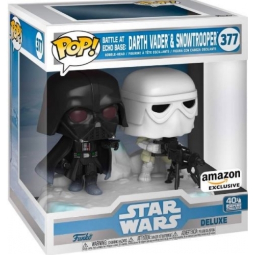 STAR WARS BATTLE AT ECHO BASE:DARK VADOR&SNOWTROOPER POP 377