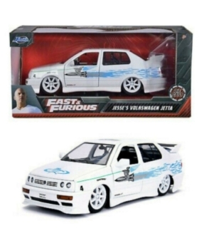 Jesse's Volkswagen VW Jetta A3 de la film Fast & Furious 2001 blanc / bleu 1:24
