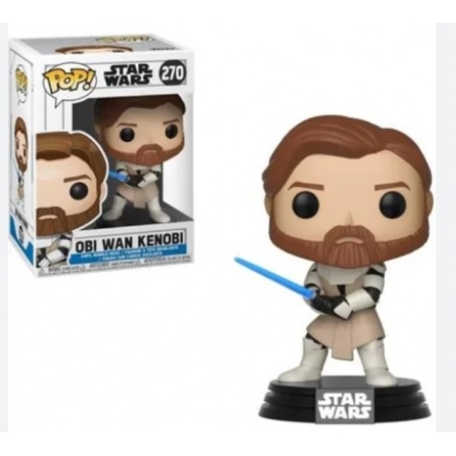 Figurine Funko Pop! Star Wars: Clone Wars: Obi Wan Kenobi N°270