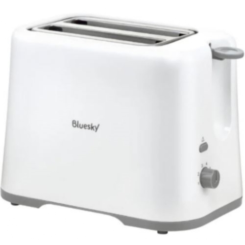BLUESKY Grille-pain BT870S-20 Blanc 870W 