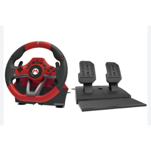 HORI Mario Kart Racing Wheel Pro Deluxe - Volant de Course Nintendo Switch - Licence officielle Nint