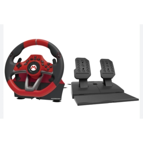 HORI Mario Kart Racing Wheel Pro Deluxe - Volant de Course Nintendo Switch - Licence officielle Nint