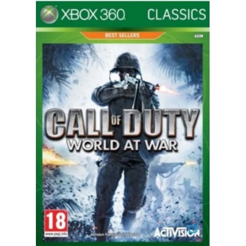 Call Of Duty World At War Classics XBOX 360 AVEC NOTICE 