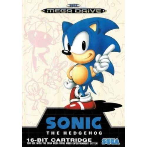 SONIC THE HEDGEHOG MEGA DRIVE AVEC NOTICE