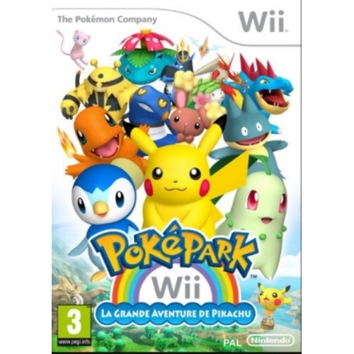 POKEPARK LA GRANDE AVENTURE DE PIKACHU WII AVEC NOTICE 