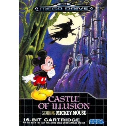 CASTLE OF ILLUSION STARRING MICKEY MOUSE AVEC NOTICE MEGA DRIVE