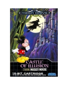 CASTLE OF ILLUSION STARRING MICKEY MOUSE AVEC NOTICE MEGA DRIVE