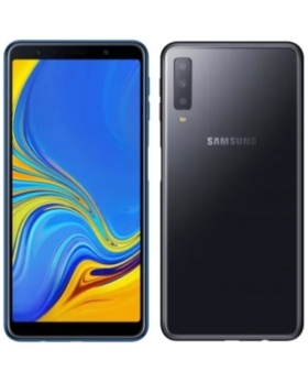SAMSUNG GALAXY A7 (2018) NOIR 64GO RAM:4GO 24MPX DEBLOQUE PLAYSTORE ECRAN:OLED 