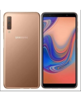 SAMSUNG GALAXY A7 (2018) GOLD 64GO RAM:4GO 24MPX DEBLOQUE PLAYSTORE ECRAN:OLED 
