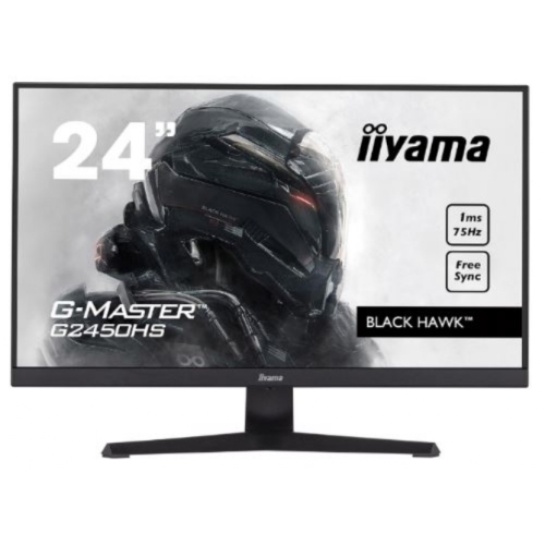 ECRAN IIYAMA G-MASTER Full HD 23.8" 1ms HDMI/DVI G2450HS 75HZ