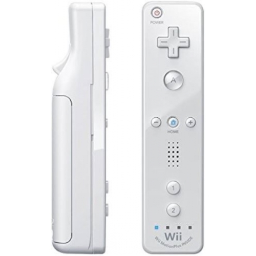 WII MOTE BLANCHE OFFICIELLE AVEC MOTION PLUS OFFICIELLE 