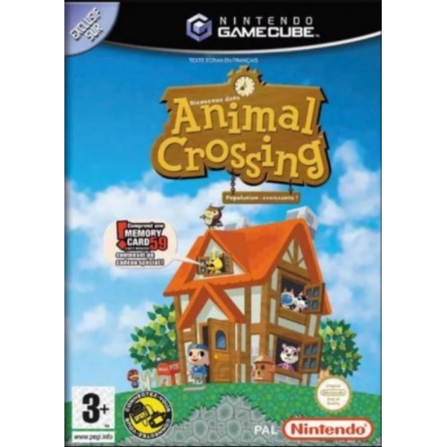 ANIMAL CROSSING GAMECUBE AVEC NOTICE 