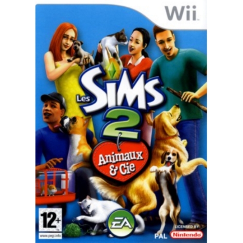Les Sims 2 : Animaux et Cie wii avec notice