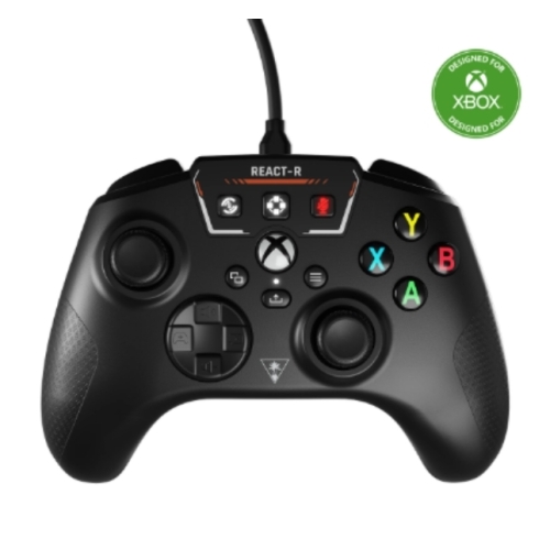 MANETTE TURTLE BEACH REACT-R FILAIRE NOIRE SOUS LICENCE OFFICIELLE XBOX S/X/ONE/WINDOWS