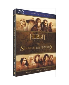 Coffret Terre Du Milieu - 6 Films (Seigneur des Anneaux + Le Hobbit) [Blu-ray]