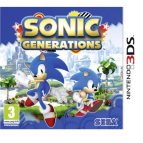 SONIC GENERATIONS 3DS AVEC NOTICE