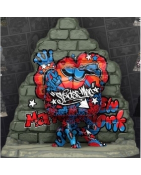 Figurine pop spiderman street art 762
