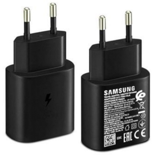 Chargeur secteur USB Type C 25W Fast Charge Original Samsung Noir