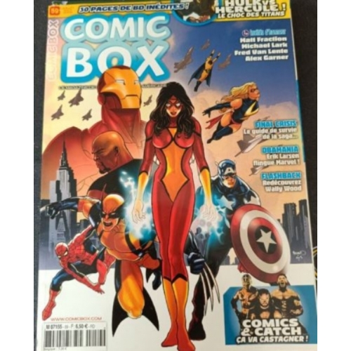 MARVEL COMIC BOX MAGAZINE DE LA BANDE DESSINE TOME 59 